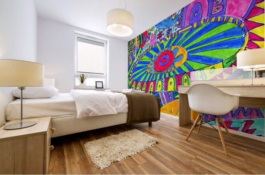 Abstract Nonsense Mural print