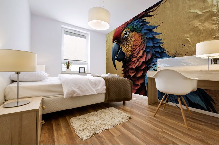 Beautiful Parrot 2024 09 03 09 28 48 Mural print