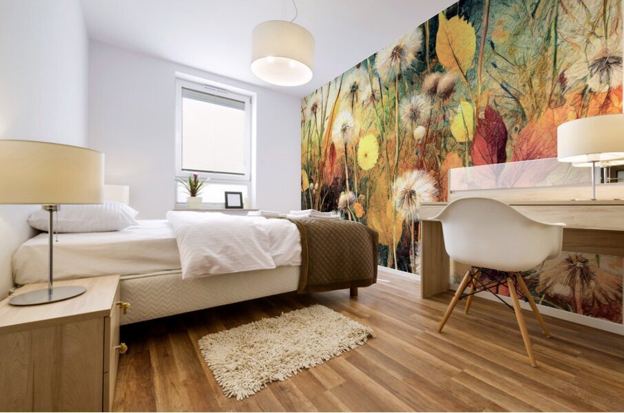 Fall in the Meadow Mural print