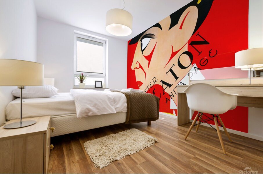 Here Comes the Laughs  Buster Keaton Mural print