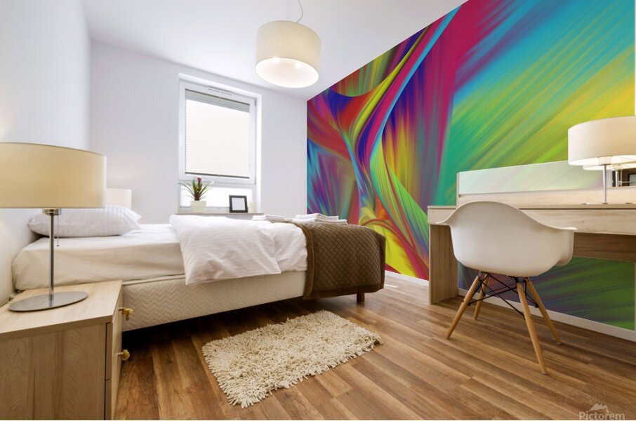 Color Fusion Fantasy Mural print