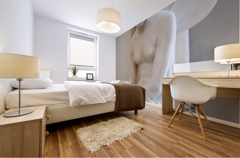 Psyche Abandoned by Pietro Tenerani 1819 Carrara marble - the  Mural print