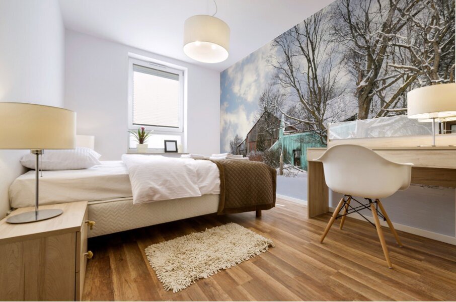 On My Way to Beaver Valley Mural print