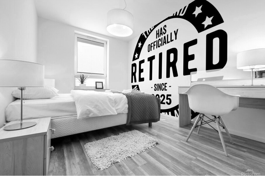 retiement legend 2025 Mural print