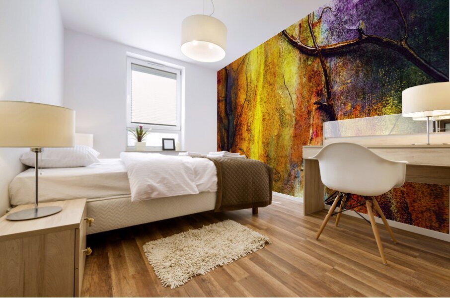 Twists and Turns On Abstract Mural print