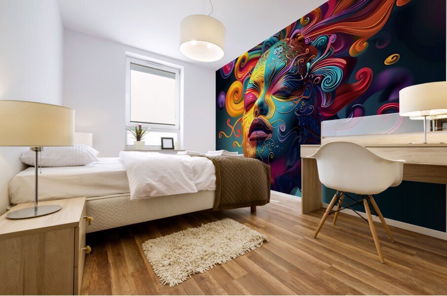 Transcendent Mosaic The Serene Beacon Mural print