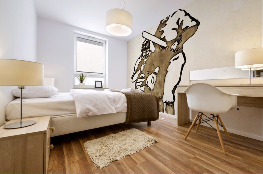 early 1900s baseball art Mural print