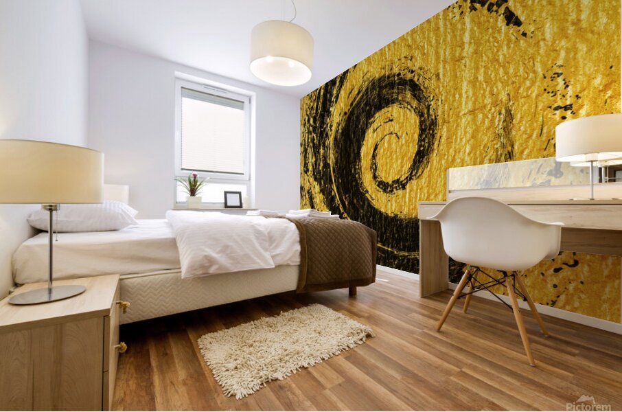 Aurora Surge - Abstract Wave Mural print