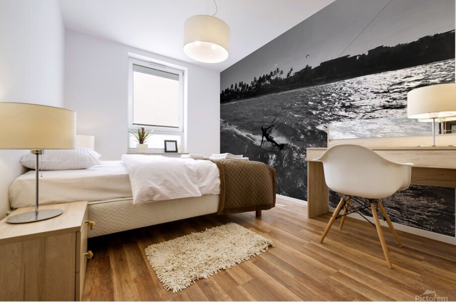 Jenny Cosmic Babarete Bay 05 BW August 2024 Mural print