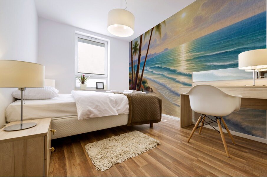 View of Ft Myers from Sanibel Island 2024 09 24 13 27 02 Mural print