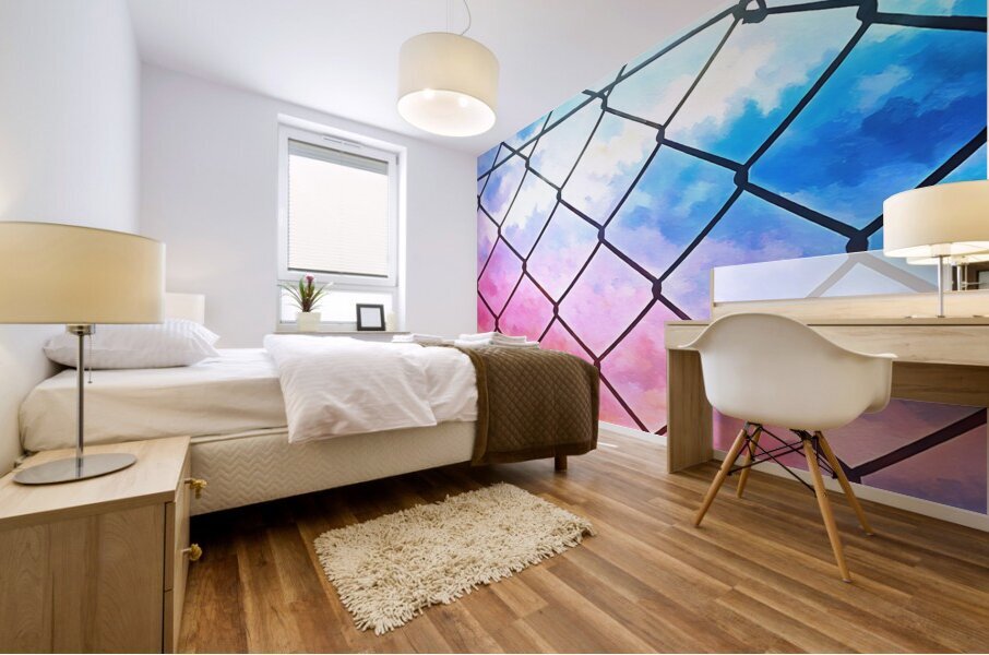 Through The Fence Mural print