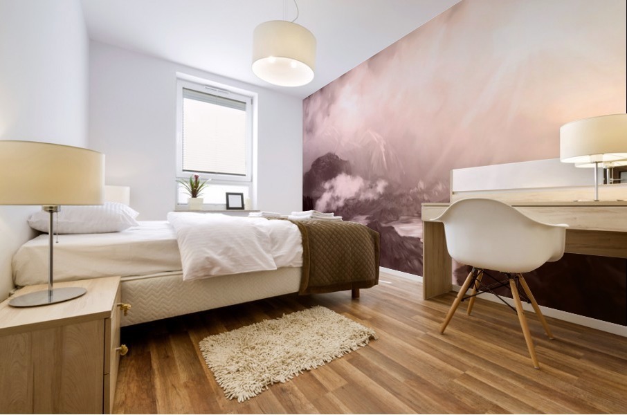 Drifting Off to Sleep Mural print