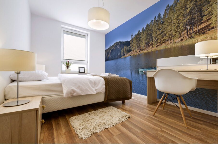 The Lake Mural print