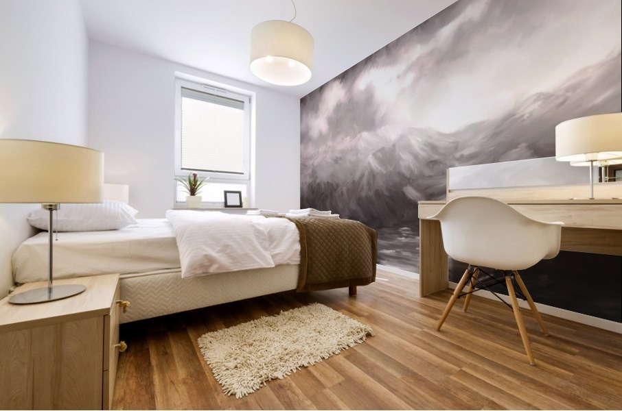 Light Dancing Mural print