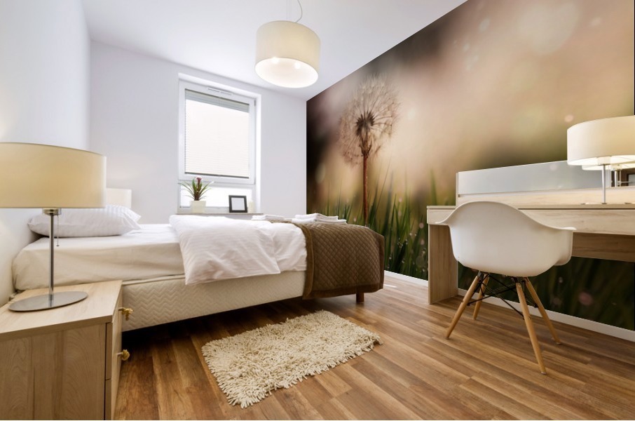 Dandelion Mural print