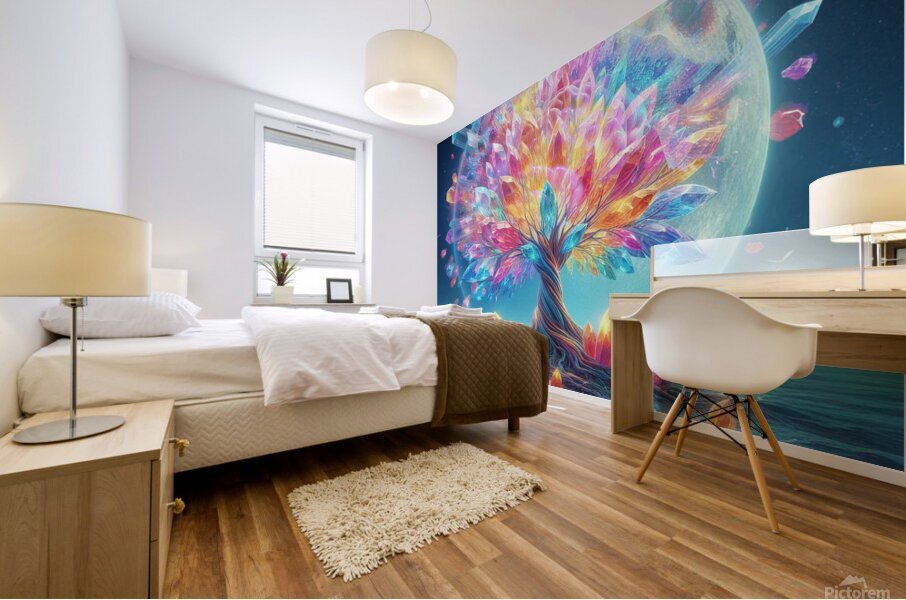 Moon Tree Mural print