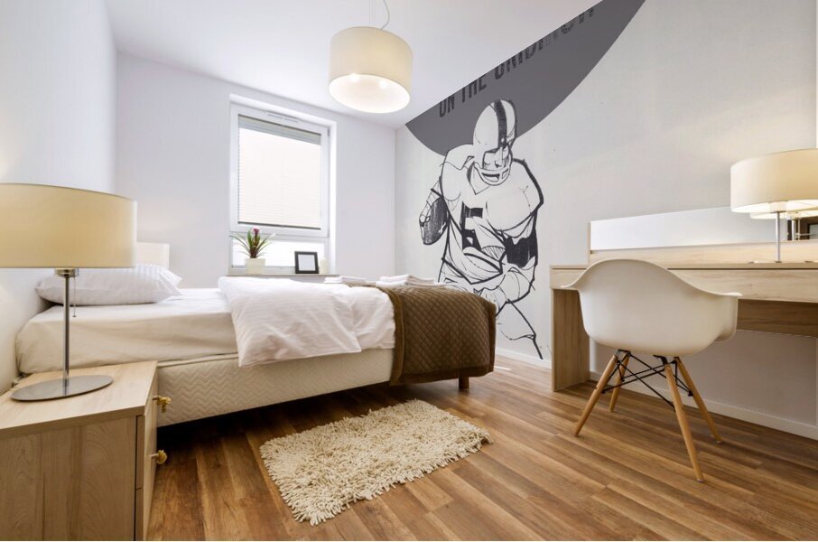 conditioning counts on the gridiron  Mural print