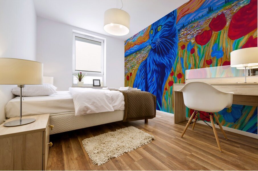 Van Gato Mural print