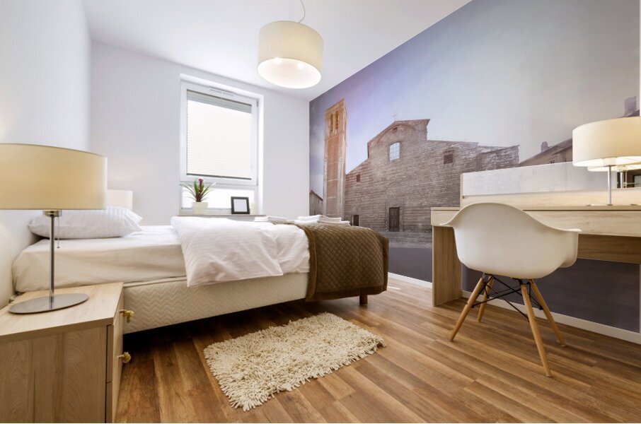 Montepulciano Piazza Grande Square Mural print