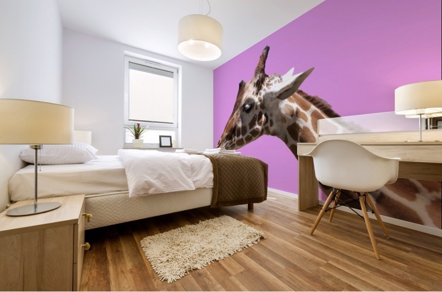 PinkGiraffe Mural print