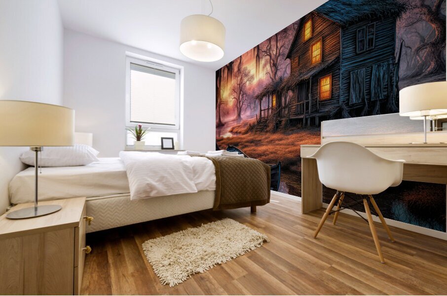 DEEP DARK SWAMP  Mural print