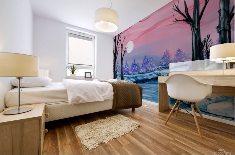 Fantasy River Mural print