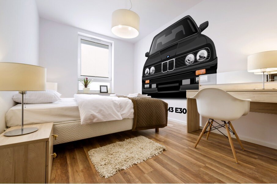 BMWM3E30 Mural print