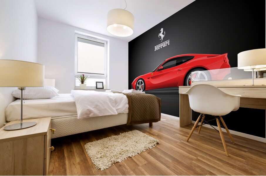 Ferrari F12 B Mural print