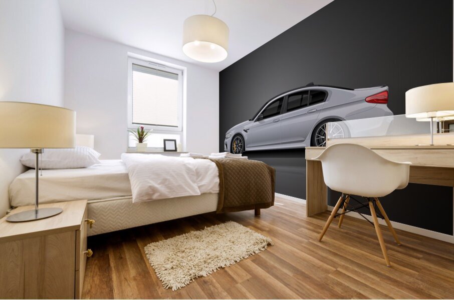 BMW M5 F90 A Mural print