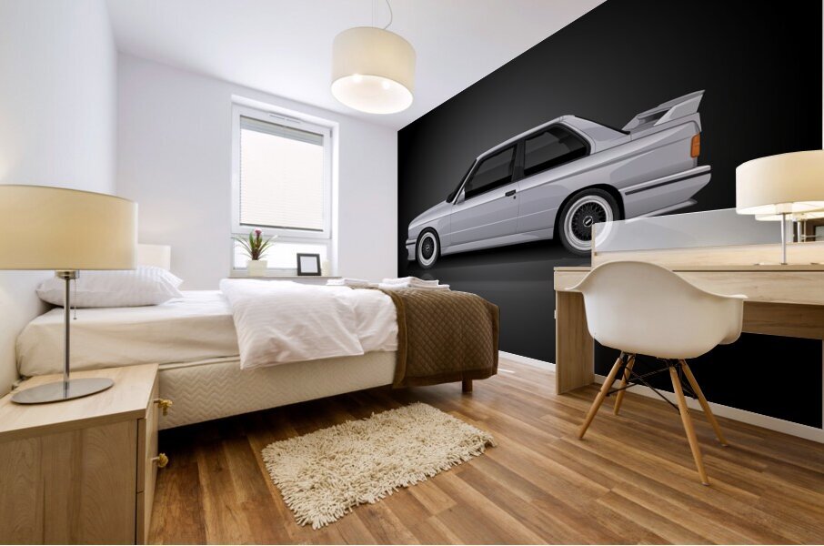 BMW M3 E30 B Mural print