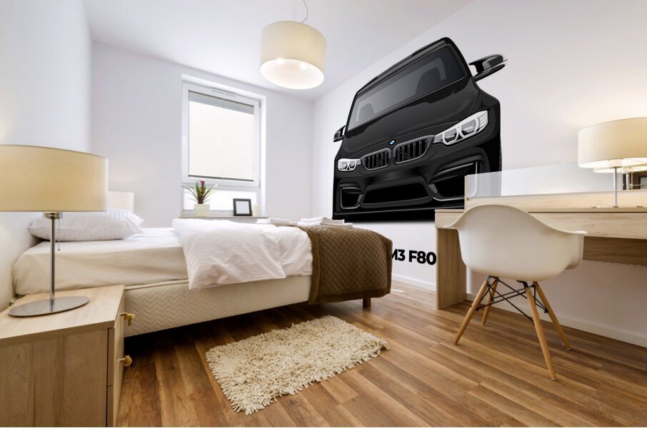 BMW M3F80 Mural print