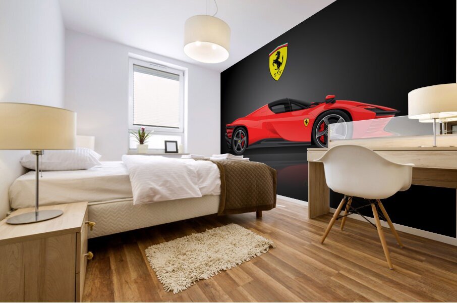 2024 Ferrari Daytona SP3 red B Mural print