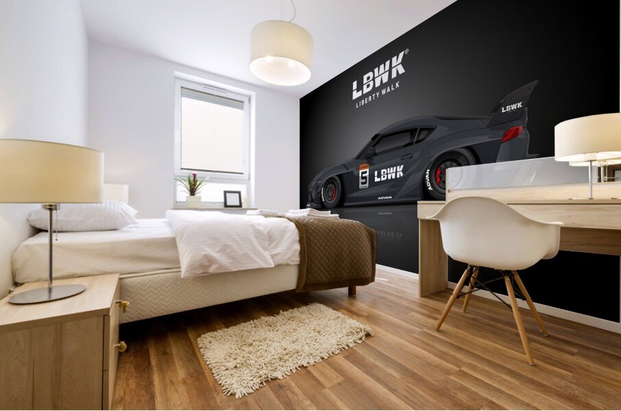 Liberty Walk Toyota GR Supra B Mural print