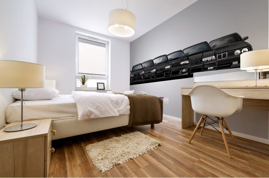 BMW Generation Black Mural print