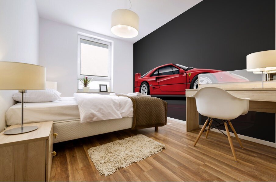 images 2018 USA 2019 1987 ferrari f40 1 Mural print
