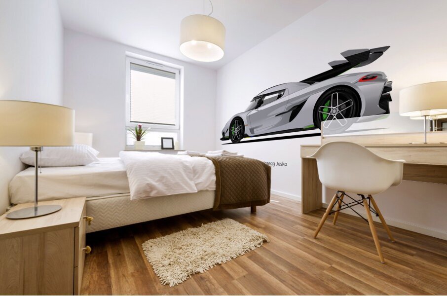 Koenigsegg Jesko 02 Mural print
