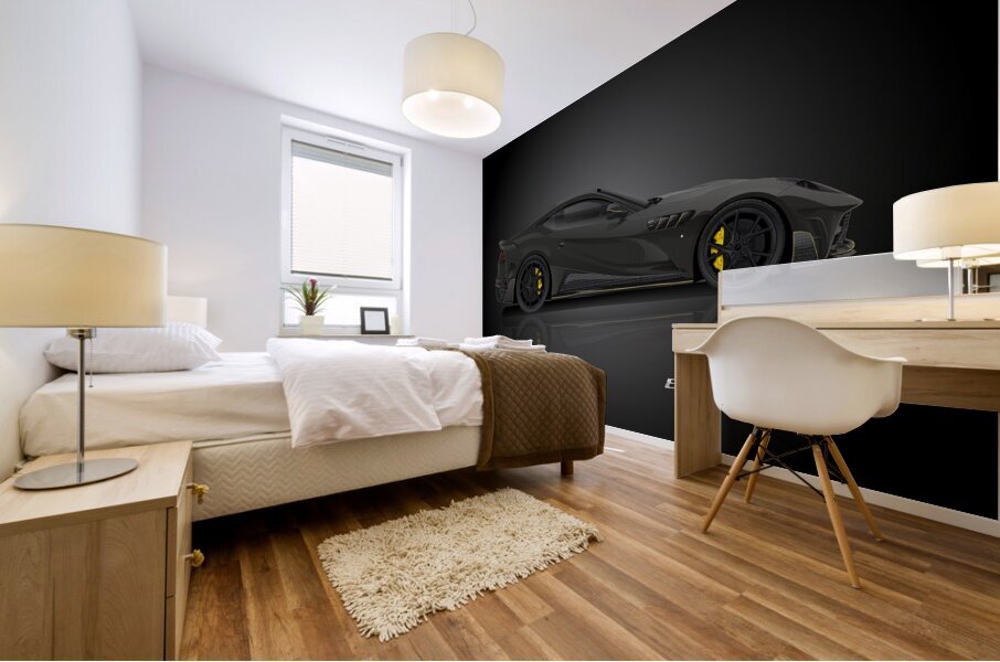 Ferrari 812 Superfast B Mural print