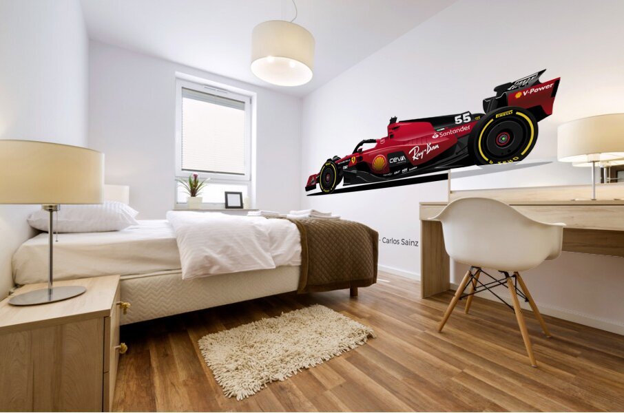 SF23   Sainz 01 Mural print