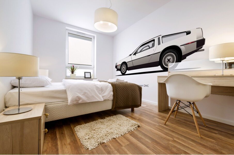 DeLorean DMC 02 Mural print