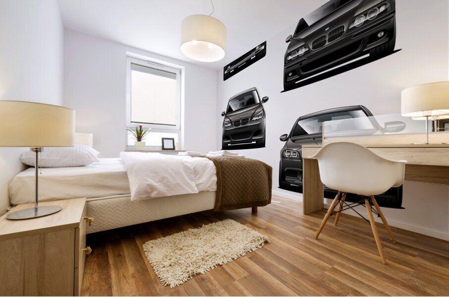 M5 Generation Black Potrait Mural print