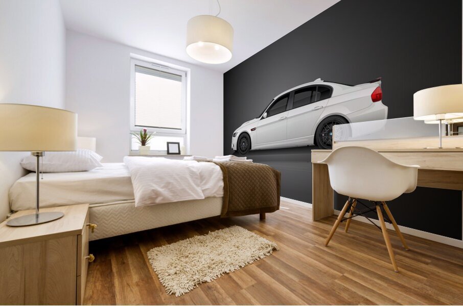 BMW M3 E90 A Mural print
