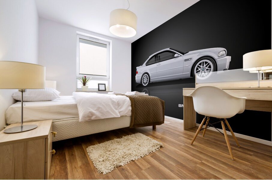 bmw m3 e46 B Mural print