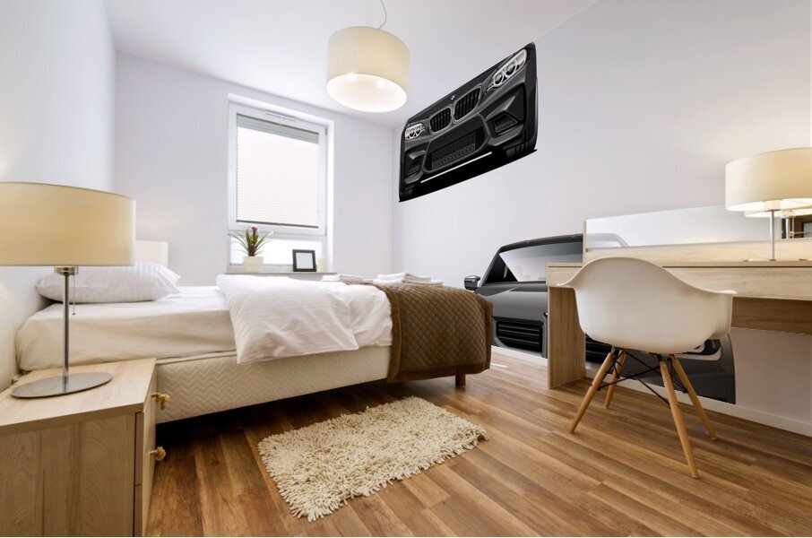 M2 Generation Black Potrait Mural print