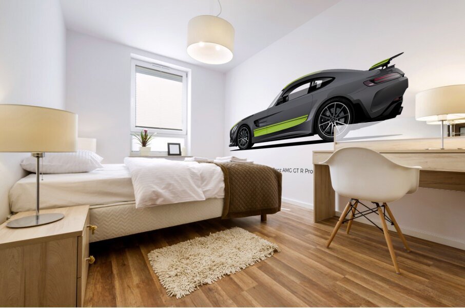 Mercedes AMG GT R Pro 02 Mural print