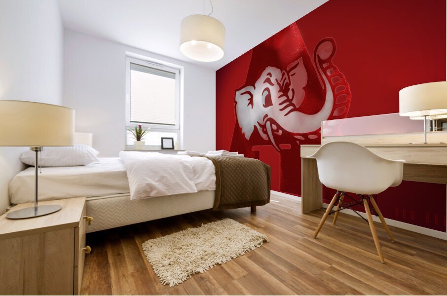 Vintage Alabama Art Remix Mural print