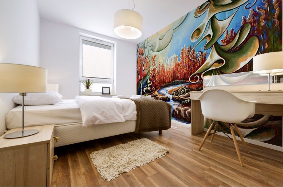 Promenade dautomne Mural print