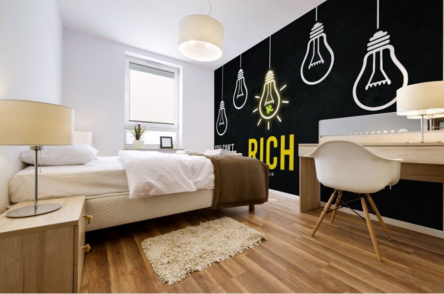 bulb Mural print