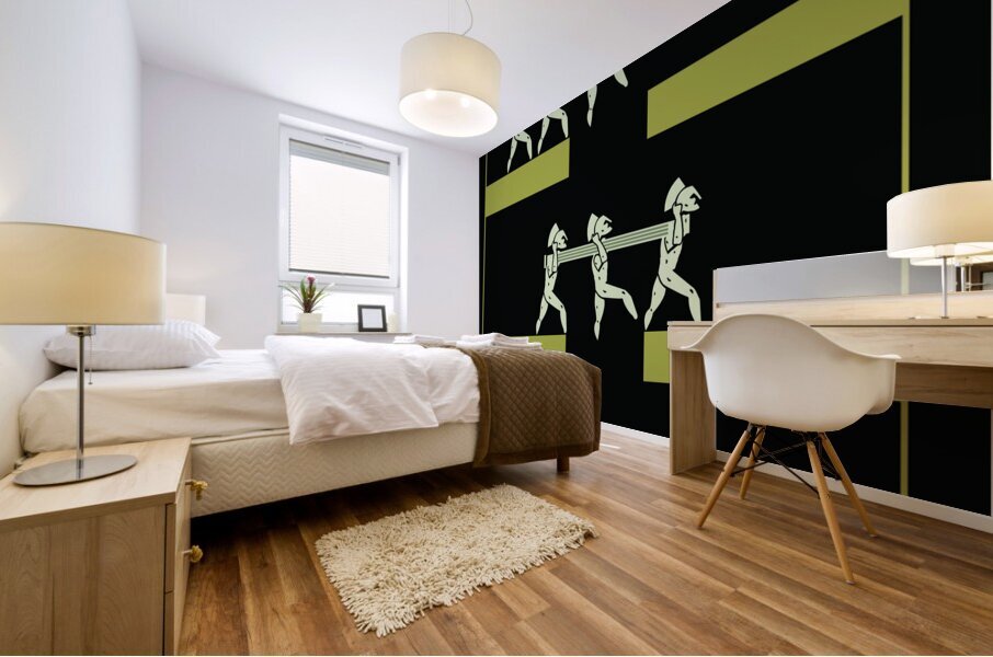 teamwork Mural print