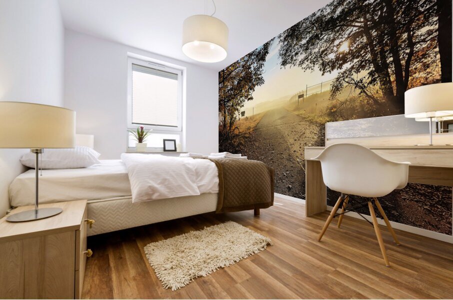 On the Perimeter Trail Mural print