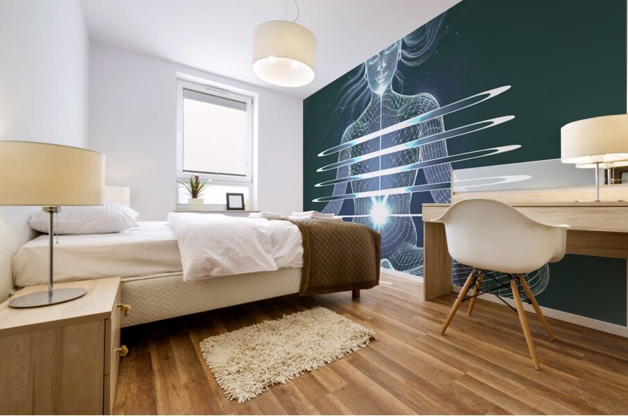 Blissful Conductivity  Mural print